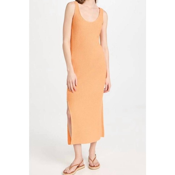 NEW Z SUPPLY brayden midi dress in papaya - Picture 2 of 9